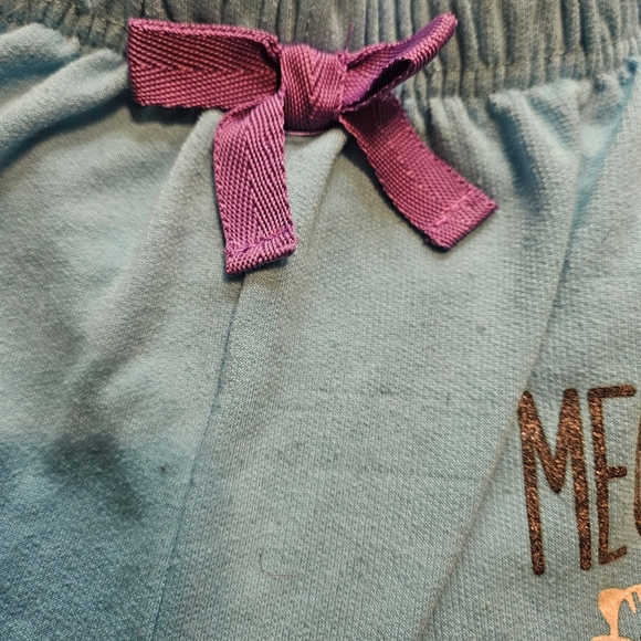 Cute Blue 'Meow or Never' Shorts - Picture 6 of 10